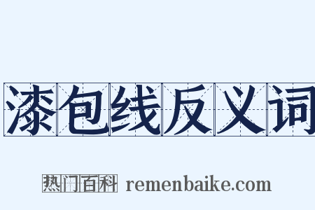 漆包线反义词是什么意思的图片